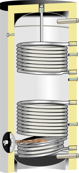 Solar-Brauchwasser-Schichtenspeicher SBS-WT2